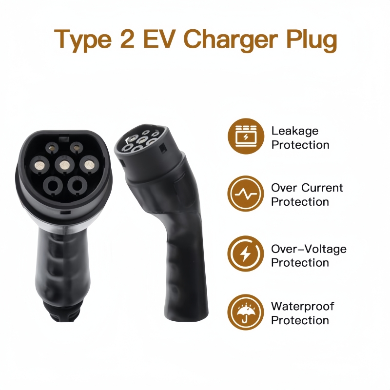 電気自動車用充電器プラグタイプ2,車両側コンバーター,アダプ - Ev Charger Adapter のレビューと価格