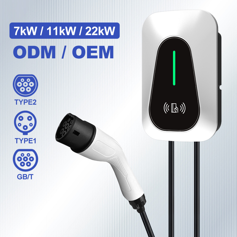 欧州規格7kWタイプ2 EV充電器 カードリーダー Tuya - Ev Charger のレビューと価格