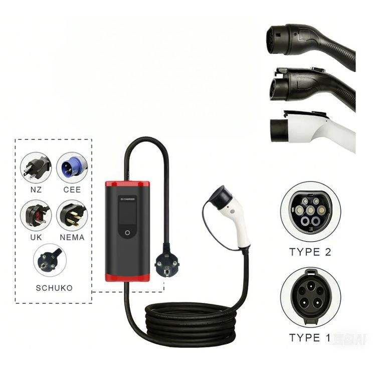 7kw タイプ2（IEC 62196）ポータブルEV充電器  - Type 2 Charger のレビューと価格