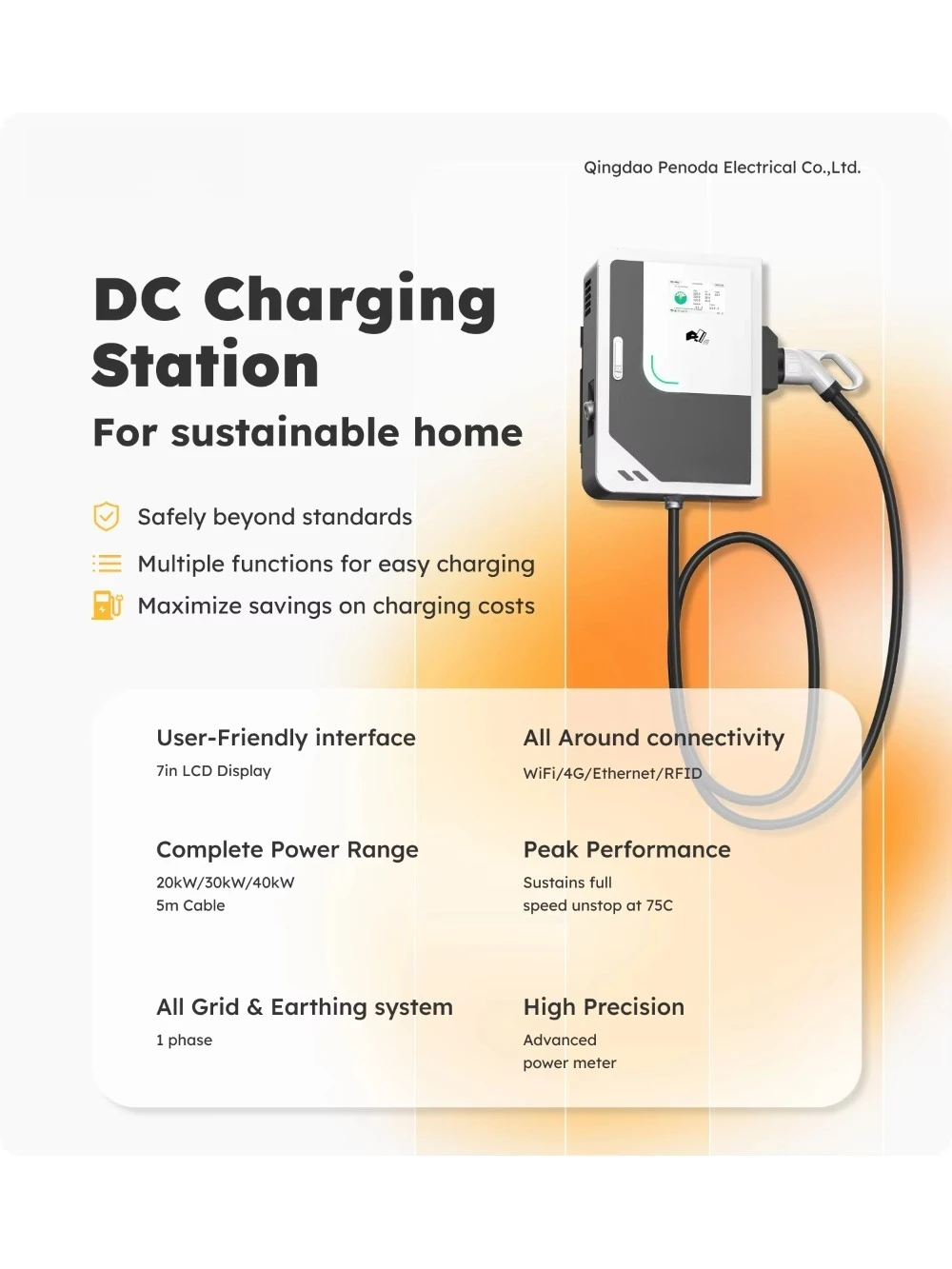 高性能EVSE 30kw 40kw 60kw DC EV急速 - Ev Charging Pile のレビューと価格