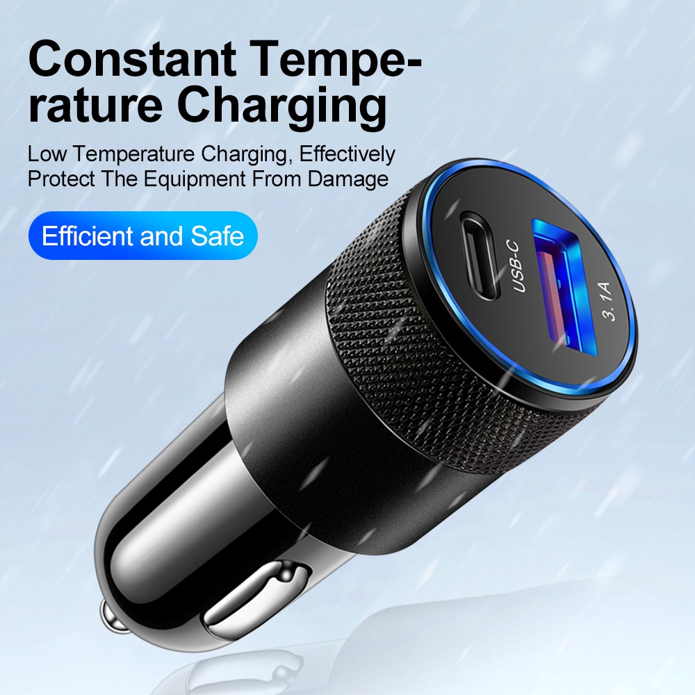 66W USB 車載充電器 Type-C 急速充電対応 Xi - Fast Ev Charger のレビューと価格