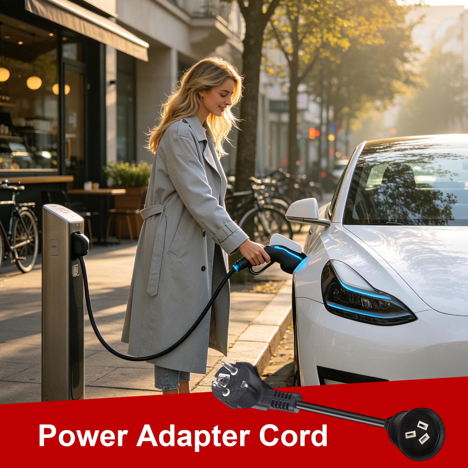 EV充電器延長ケーブルヘビーデューティー10a-15a電源ア - Ev Charging Cable のレビューと価格